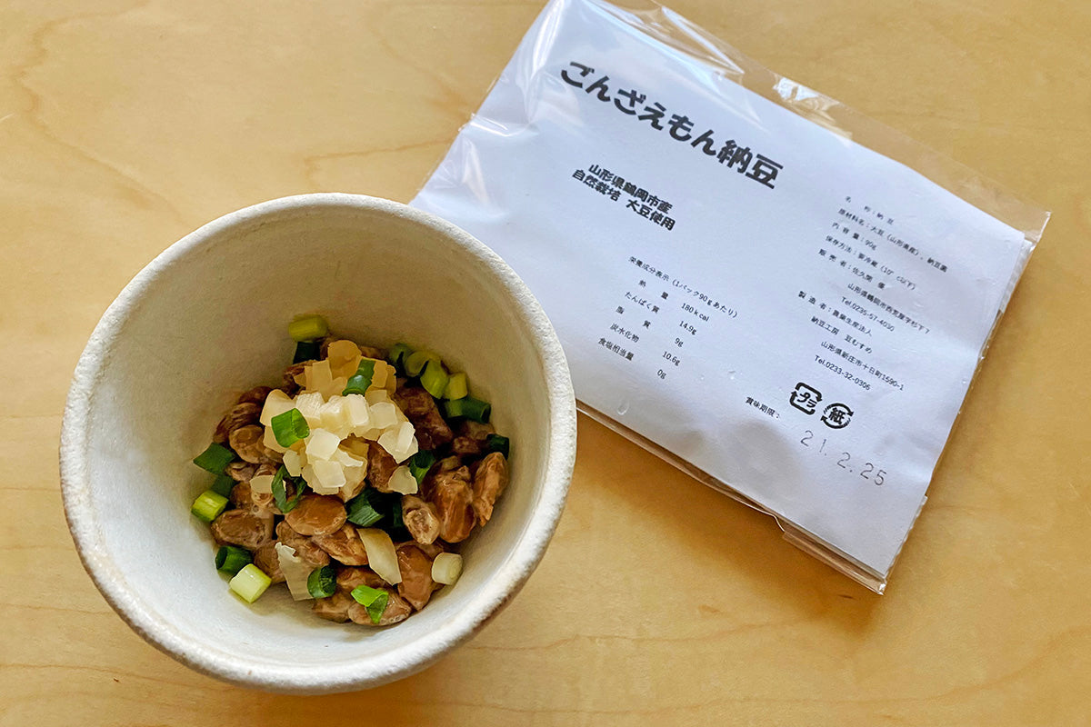 【山形県/佐久間権左衛門】鶴岡固定種の大豆を自然栽培し、こだわりの納豆に仕上げる。