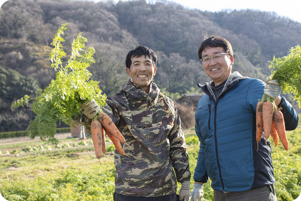 【岡山県/吉備路オーガニックワーク】これぞにんじん本来の味と品質、どこまでも有機に挑む桃太郎魂。