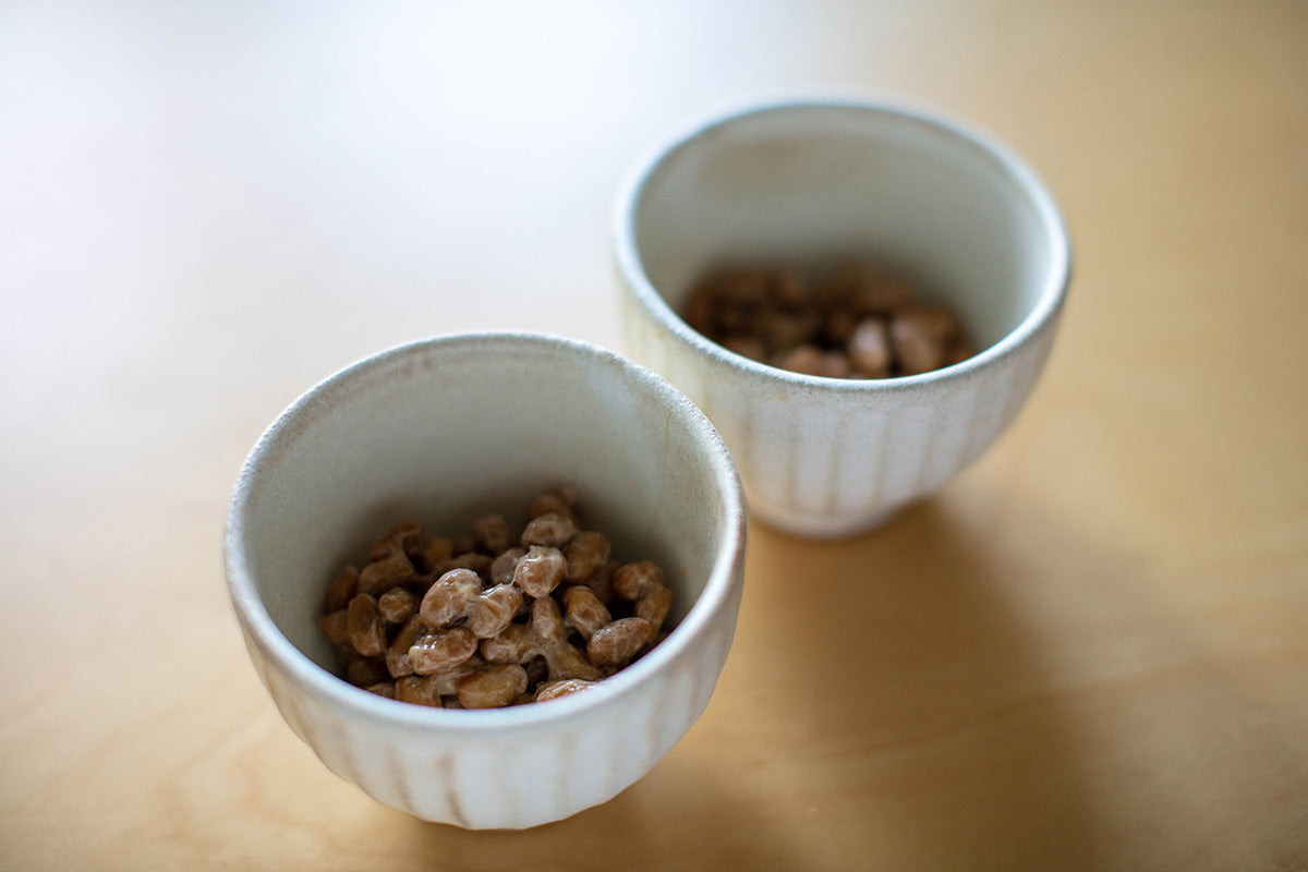 味噌、納豆（自然栽培大豆使用）